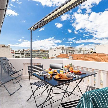 Spitalieri 2 - Superb Terrace Panoramic View Ac Apartment Ница Екстериор снимка